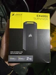 Rugged IP55 High Speed Corsair EX400U Survivor 2TB Portable Ssd Usb Black. Fixed Price $369.99.