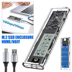 New 10GBPS M.2 Nvme 2280 Ssd Enclosure Smart Display Adapter Usb 3.2 Drive Case. Fixed Price $17.99.