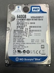 Western Digital 640GB WD6400BPVT 5400RPM 2.5" Sata Laptop Hard Drive. Fixed Price $15.00.