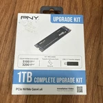 New Pny CS2241 1TB GEN4 X4 Pcie Nvme M.2 Internal Ssd Upgrade Kit With Adapter. Fixed Price $145.00.
