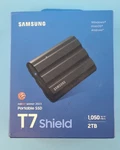 Samsung MU-PE2T0S Portable Ssd T7 Shield External 2TB Usb-c 3.2 GEN2 1000 Mbps. Fixed Price $249.95.