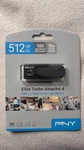 Pny Elite Turbo Attache 4 512GB Usb 3.0 Flash Drive New Sealed. Fixed Price $36.99.