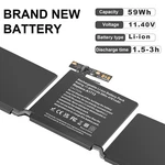 Replacement A1713 Battery For Apple Macbook Pro 13" A1708 Late 2016 Mid 2017 Cc. Fixed Price $32.99.