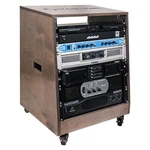 Sound Town Diy Slanted 12U Studio Rack, Plywood, Weathered Brown (SDRK-12TB). Fixed Price $246.49.
