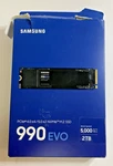 Samsung 990 Evo Ssd 2TB Pcie Gen 4X4, 5X2 M.2 Nvme Open Box. Fixed Price $249.99.