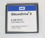 Wd Silicondrive Ii 8GB Pata SSD-C08GI-4310 Cf Compact Flash Memory Card. Fixed Price $24.99.