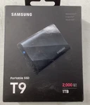 Samsung T9 1TB, External (MU-PG1T0B/AM) Solid Slate Drive. Fixed Price $185.00.