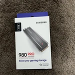 Samsung 980 Pro 1TB M.2 Nvme Heatsink Gen 4.0 Ssd MZ-V8P1T0 Solid State Drive. Fixed Price $189.00.