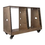 Sound Town Diy 2X12U Slanted Studio Rack Casters Plw Weathered Gray (SDRK-D12TB). Fixed Price $392.69.