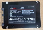 Lot Of Samsung 860 Pro 512GB Sata Ssd MZ7KH512HAJQ MZ-76P512 (97% Health). Fixed Price $140.00.