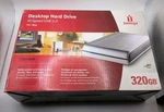 Iomega Desktop Hard Drive, 320 Gb 7200 Rpm Hi-speed Usb 2.0 Pc/mac New Open Box. Fixed Price $31.98.