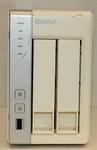 Qnap Bay Network Attached Storage Nas TS-220 Power Tested Only Is #MARK90. Fixed Price $56.94.