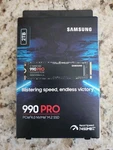 Samsung 990 Pro 2TB W/o Heatsink (PS5 Ready) Nvme (MZ-V9P2T0B/AM) Sealed New. Fixed Price $379.99.