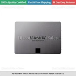 MZ-76Q2T0B/AM Samsung 860 Qvo 2TB Qlc Sata 6GBPS (AES-256 Tcg Opal 2.0). Fixed Price $256.98.