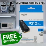 Crucial P310 2TB Heatsink GEN4 M.2 Nvme Ssd 7100 Mb/s Tlc Nand Laptop Pc PS5. Fixed Price $272.28.