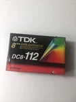 Tdk DC8-112 2.5/5.0GB 8MM 112M Cart 367FT For Helical Scan Drives New Sealed. Fixed Price $9.95.