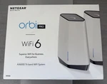 Netgear Orbi Pro AX6000 Tri-band Mesh Wi-fi System (set Of 2). Fixed Price $310.00.