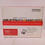 Hitachi Deskstar 3.5" Internal Hard Drive 160GB 7200 Rpm New Box. Fixed Price $49.99.