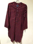 Polo Ralph Lauren Red Flannel Buffalo Plaid Long Pajama Sleep Shirt Sz Nwt N2. Fixed Price $18.90.
