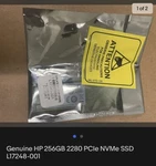 Hp 840 G5 256GB 2280 Pcie Nvme Ssd Drive Fast Shipping!. Fixed Price $46.69.
