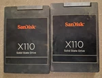 Lot Of TW0 Sandisk X110 Ssd 256GB 4000RPM 2.5" SD6SB1M-256G-1022I. Fixed Price $45.00.