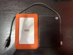Seagate 4TB + Lacie 1TB External Drives W/ Usb 3.0 Cable - Tested, Working. Fixed Price $150.00.
