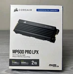 Corsair MP600 Pro Lpx 2TB Internal Ssd Pcie Gen X4 Nvme With Heatsink (black). Fixed Price $289.00.