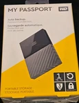 Western Digital Wd My Passport 1TB External Portable Storage Usb 3.0 Hard Drive. Fixed Price $58.00.