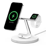 Belkin Apple Certified Magsafe 3-IN-1 Wireless Charger Stand Iphone Watch Airpod. Fixed Price $60.00.