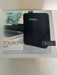 Hitachi Touro Desk 2TB External Hard Drive 3.5" Usb 2.0 New Sealed Nos. Fixed Price $69.95.