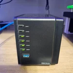 Synology D414SLIM Nas With 1TB Sata. Fixed Price $225.00.