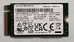 Union Memory 128GB Ssd M.2 2242 Nvme Pcie GEN3. Fixed Price $20.00.