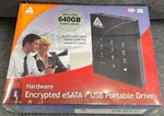 Apricorn Aegis Padlock 256AES Encryption 640GB Hard Drive #A25-PLE256-640 New. Fixed Price $89.99.