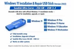 Windows 11 Sandisk 25H2 Installation Usb Flash Drive 256GB 3.2 Pro Home. Fixed Price $20.03.