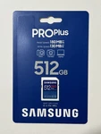 New Samsung 512GB Pro Plus Full-size Sdxc Card Uhs-i MB-SD512S/AM. Fixed Price $79.95.