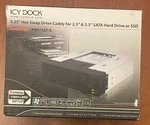 Icy MB971SP-B 5.25 Inch Hot Swap Drive Caddy / Docking For 2.5 & 3.5. Fixed Price $46.99.