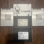 Lot Of 5 Ssd 120GB Samsung Kingston Lite-on Working Tested With Windows 10 Pro. Fixed Price $99.00.