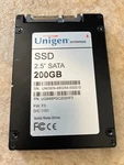 Unigen 2.5" 200GB Ssd Solid State Hard Drive Sata, Mixed. Fixed Price $25.00.