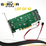 (lot 10) Hpe Sata M.2 Proliant Dual Drive Pcie Riser Card 882359-001 759505-001. Fixed Price $149.99.