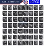 40 Pcs Capacity Sticker For Dell DXD9H X7K8W 14TH Gen Hard Disk Tray Caddy. Fixed Price $10.50.