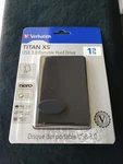 Titan Xs Usb 3.0 Portable Hard Drive 1TB (verbatim #97394). Fixed Price $100.00.