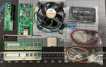 Intel Pentium 4 - 2.8GHZ W/ Cpu Cooler, Pci Network Card, DDR2 Ram And Extras. Fixed Price $30.00.