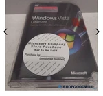 Microsoft Windows Vista Ultimate Full 32 Bit & 64 Dvds =new Sealed Box=. Fixed Price $149.99.