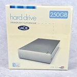 Lacie F.a Porsche 250GB Usb 2.0 External Hard Drive (300728U) Sealed. Fixed Price $32.88.