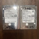 1TB Toshiba MQ04ABF100 Sata 2.5" 7MM An 320GB Hard Drive Total No O/s. Fixed Price $39.99.