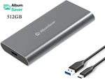 Album Saver External Solid-state Drives 512GB Usb Type C- 500MB/S Super Speed. Fixed Price $58.00.