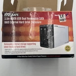 Startech Infosafe 3.5 Dual Removable Raid Hard Drive Enclosure *read*. Fixed Price $52.37.