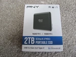 Pny Elitex-pro Usb 3.2 Gen 2X2 Type-c Portable Ssd (PSD0CS2260-2TB-RB). Fixed Price $249.98.