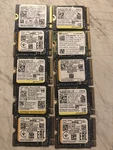 Mixed Brands 512GB M.2 2280 Nvme Solid State Drives One Only. Fixed Price $42.00.