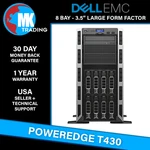 Dell Poweredge T430 8B Lff 5U Server -V1- Choose Cpus/ram/drives Wholesale. Fixed Price $1590.00.